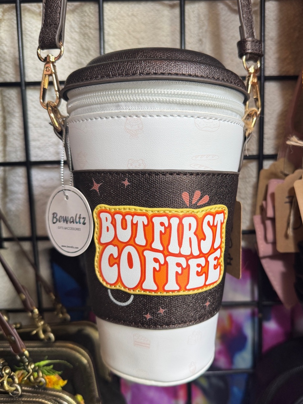 NWT Coffee Cup To-Go Kitschy Handbag Purse